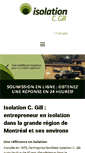 Mobile Screenshot of isolationcgill.com